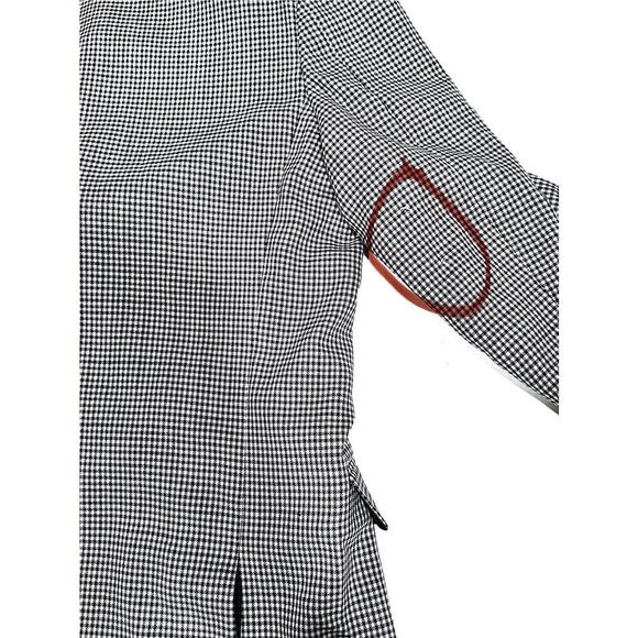 Kenneth Cole Blazer Men's Wool Gray Check Pattern Blazer Suit Jacket 44L - Picture 12 of 15